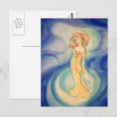 Der Mond unter ihrer Fülle Postkarte (Vorne/Hinten)