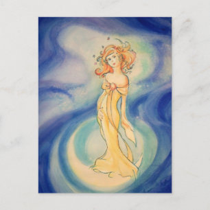 Der Mond unter ihrer Fülle Postkarte