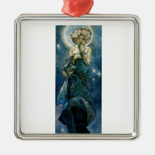 "Der Mond-" Verzierung Ornament Aus Metall