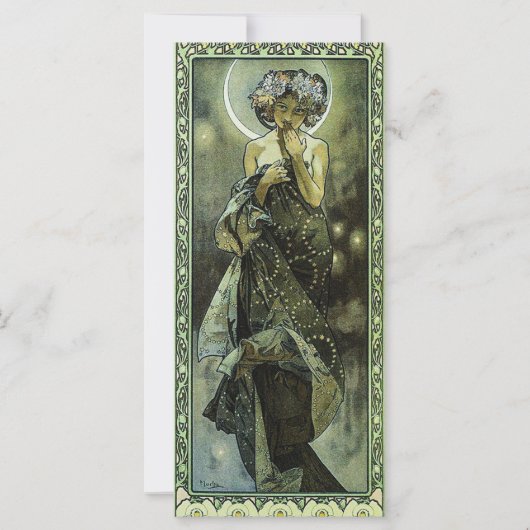 Der Mond von Alphonse Mucha (Vorderseite)