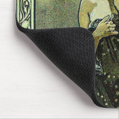 Der Mond von Alphonse Mucha Mousepad (Ecke)