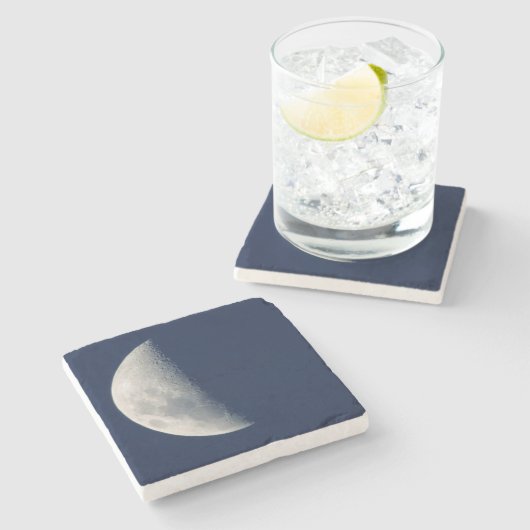 Der Mond von Howick, Kwazulu-Natal Steinuntersetzer (Seitenansicht)