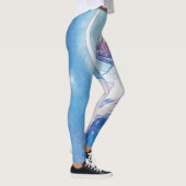 "Der Mond" von Mucha Blue Leggings (Rechts)