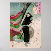 Der Mond von Shinobugaoka von Yoshitoshi Tsukioka Poster (Vorne)