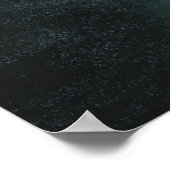 Der Mond-Wand-Kunst des Raben Poster (Ecke)