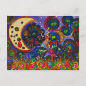 Der Mond wurde von ihrem Schatten verwundet Postkarte (Vorderseite)