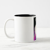 Der Mond Zweifarbige Tasse (Links)