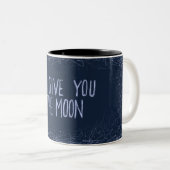 Der Mond Zweifarbige Tasse (VorderseiteRechts)
