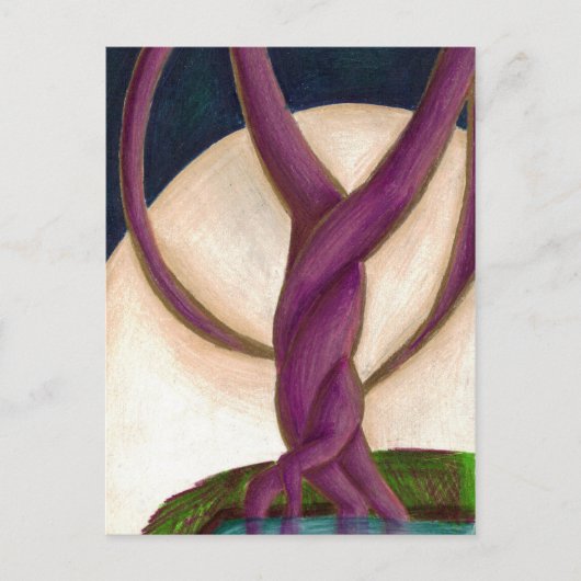 Der Mondbaum Postkarte (Vorderseite)