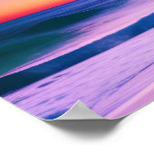 Der mondbeleuchtete Pier Poster (Ecke)