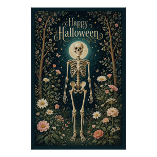 Der mondbeschienene Gartenschützer Poster