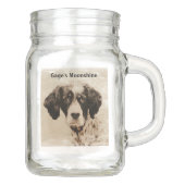 Der Mondenschein des Messgeräts Einmachglas (Vorderseite)