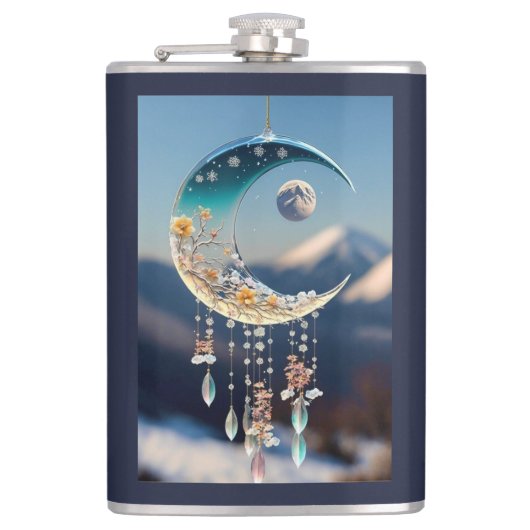 Der Mondfänger Flachmann (Vorderseite)