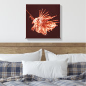 Der Mondfisch Leinwanddruck (Insitu (Schlafzimmer))