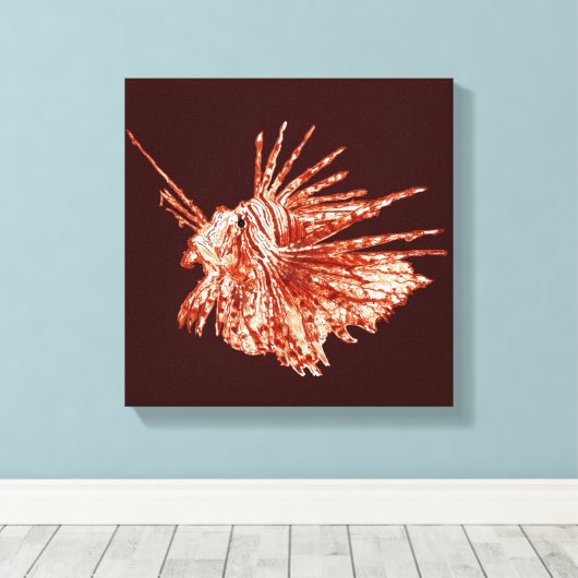 Der Mondfisch Leinwanddruck (Insitu (Holzboden))