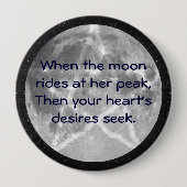 Der Mondknopf der Hexe Button (Vorderseite)