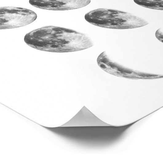 Der Mondzyklus Poster (Ecke)