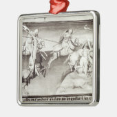 Der mongolische Führer, Hulagu, khan vom Ilkhanate Ornament Aus Metall (Links)