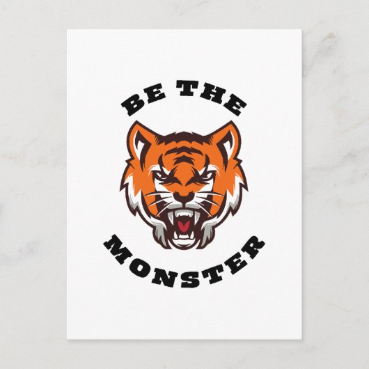 DER MONSTER POSTKARTE (Vorderseite)