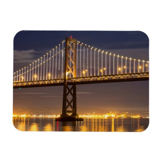 Der Monsun heute Abend über der Bay Bridge Magnet (Horizontal)
