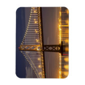Der Monsun heute Abend über der Bay Bridge Magnet (Vertikal)