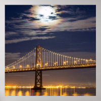 Der Monsun heute Abend über der Bay Bridge