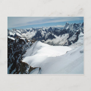 Der Mont Blanc, Frankreich Postkarte