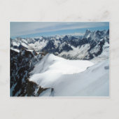 Der Mont Blanc, Frankreich Postkarte (Vorderseite)