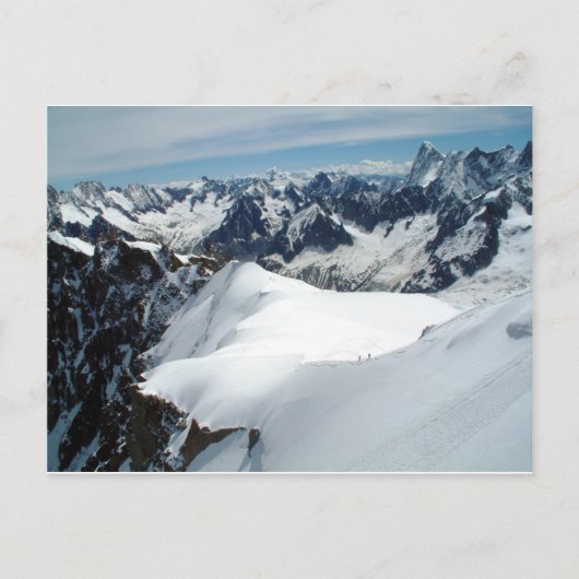 Der Mont Blanc, Frankreich Postkarte (Vorderseite)