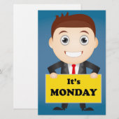 Der Montag Briefpapier (Vorne/Hinten)