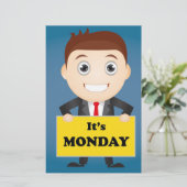 Der Montag Briefpapier (Stehend Vorderseite)
