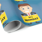 Der Montag Geschenkpapier (Rolleneckpunkt)