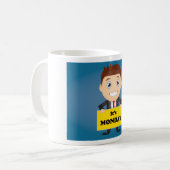Der Montag Kaffeetasse (Vorderseite Links)
