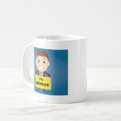 Der Montag Kaffeetasse (Vorderseite Links)