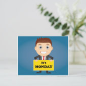 Der Montag Postkarte (Stehend Vorderseite)