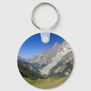der Montblanc vom Frettchental, Italien Schlüsselanhänger