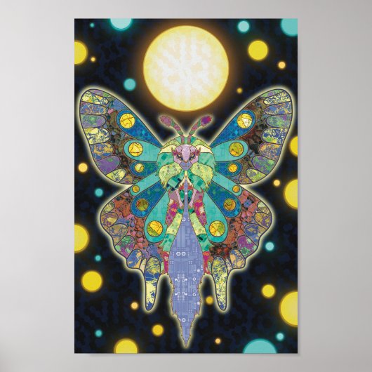 Der Moon Moth Spirit Poster (Vorne)