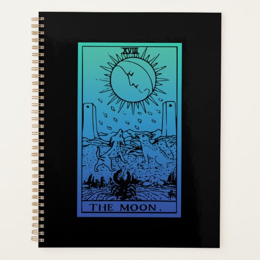 Der Moon Tarot Card Gradient Planner Planer (Vorderseite)