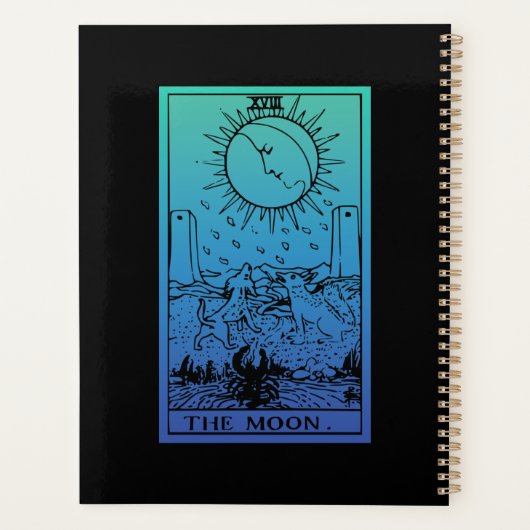 Der Moon Tarot Card Gradient Planner Planer (Rückseite)