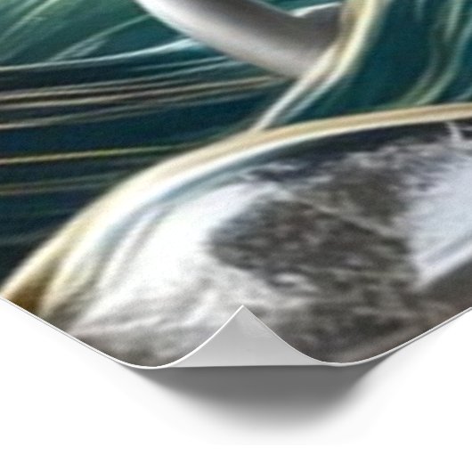 Der Moonlit Fisherman's Dream Poster (Ecke)