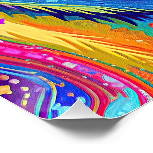 Der Mops Dog 001 - Zetton Ziana Poster (Ecke)