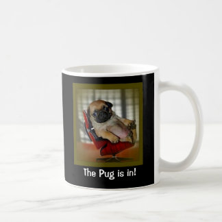 Der Mops ist herein! Kaffeetasse