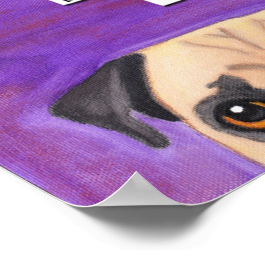 Der Mops ist unschuldig Poster (Ecke)