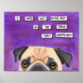 Der Mops ist unschuldig Poster (Vorne)