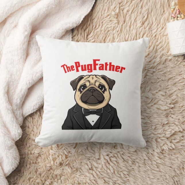 Der Mops Vater Kissen (Decke)