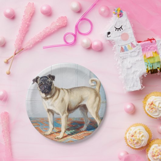 Der Mops von Conradijn Cunaeus Pappteller (Party)