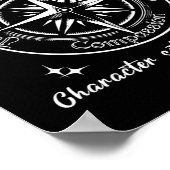 Der moralische Comp Poster (Ecke)