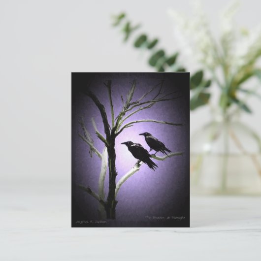 Der Mord um Mitternacht Postkarte (Stehend Vorderseite)