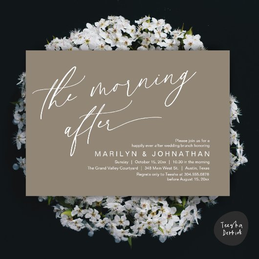 Der Morgen danach, Happy End Brunch Einladung