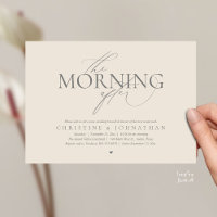 Der Morgen danach, Post-Hochzeits-Brunch-Elopement